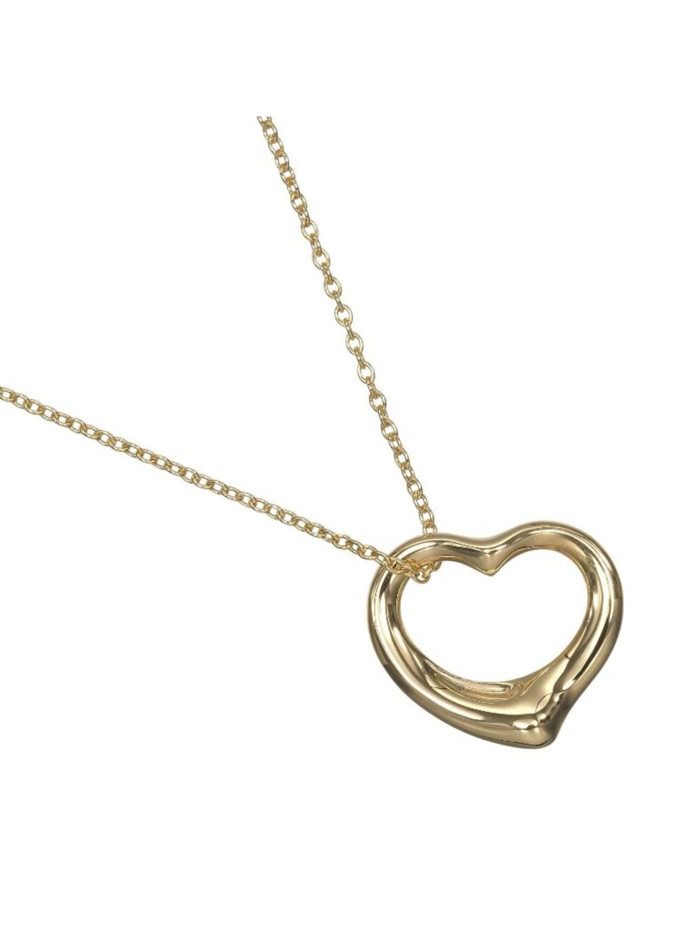 Tiffany & Co Open Heart Gold Necklace